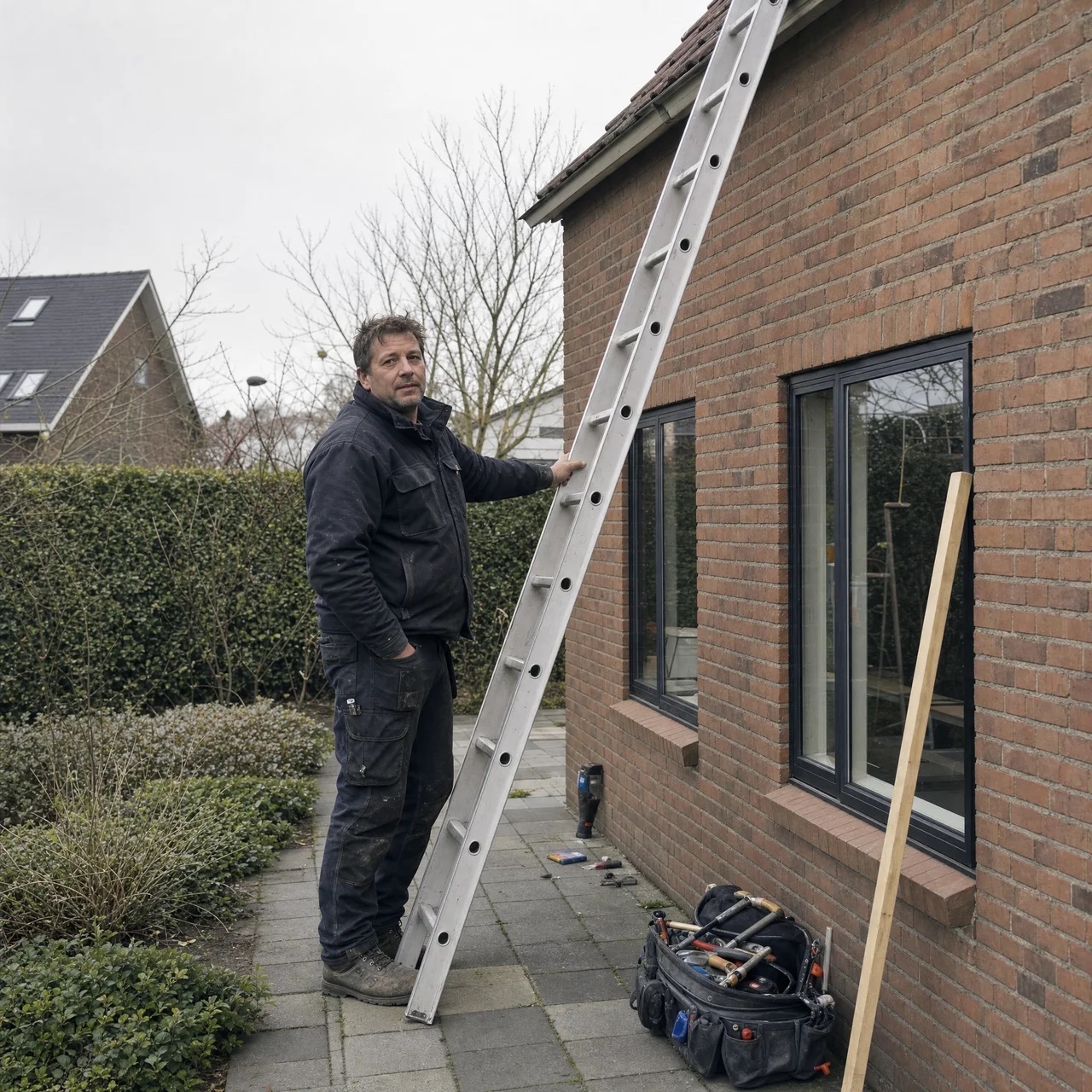 Loodwerk & schoorsteen